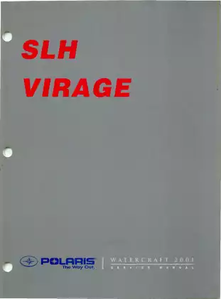 2001 Polaris SLH Virage service manual
