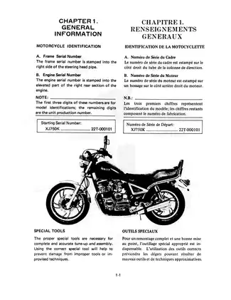 Yamaha XJ750, XJ750K repair manual
