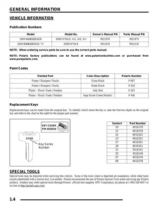 2009 Polaris Ranger RZR Service Manual - Comprehensive Repair & Maintenance Guide manual page 4 preview Polaris 2009 Polaris Ranger RZR Service Manual - Comprehensive Repair & Maintenance Guide manual preview page 4 - thumbnail