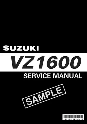 2004-2005 Suzuki VZ1600 K4-5 service manual