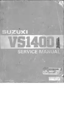1987-1993 Suzuki VS1400 Intruder service manual