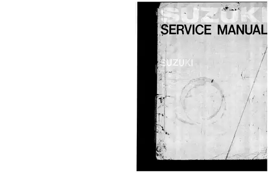 1969 Suzuki T250 - T350 service manual