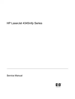 HP LaserJet 4345 multi-function printer service manual Preview image 3