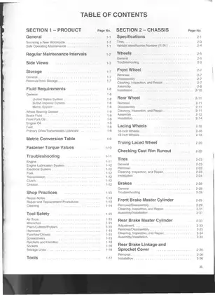 1986-2005 Harley-Davidson Sportster XLH 883, XL 1200 service manual Preview image 3