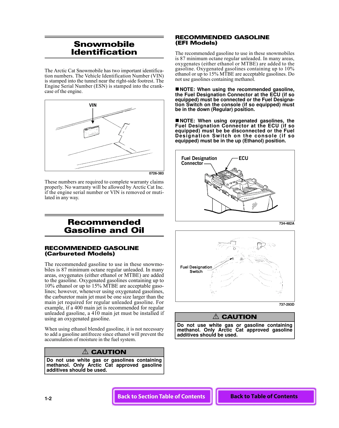 2003 Arctic Cat snowmobile service manual Preview image 2