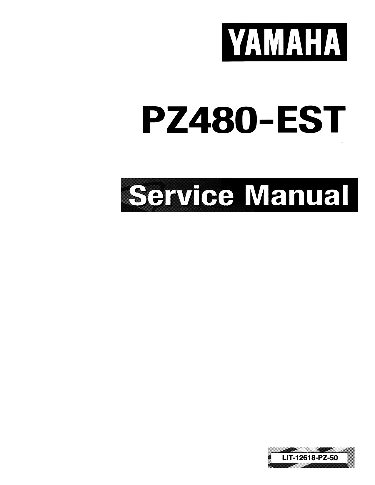 1990-1998 Yamaha PZ480 Phazer snowmobile service and shop manual Preview image 1