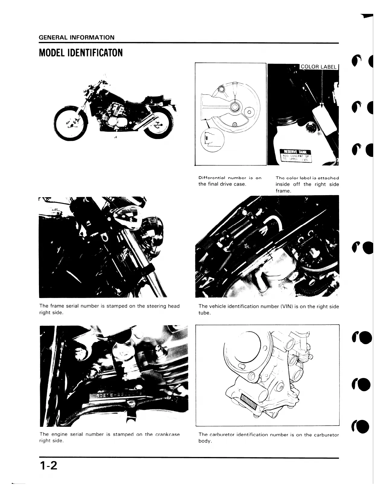 1987 Honda VF 700 C Magna repair and service manual Preview image 2