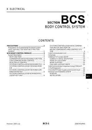 2006 Infiniti M35, M45 shop manual