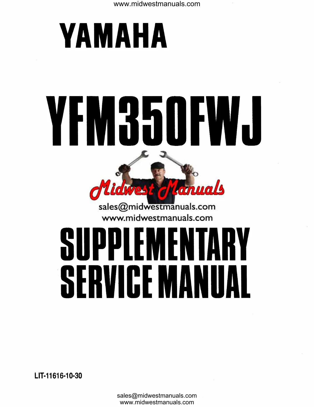 1987-1999 Yamaha Big Bear 350 ATV 4x4 repair manual Preview image 2
