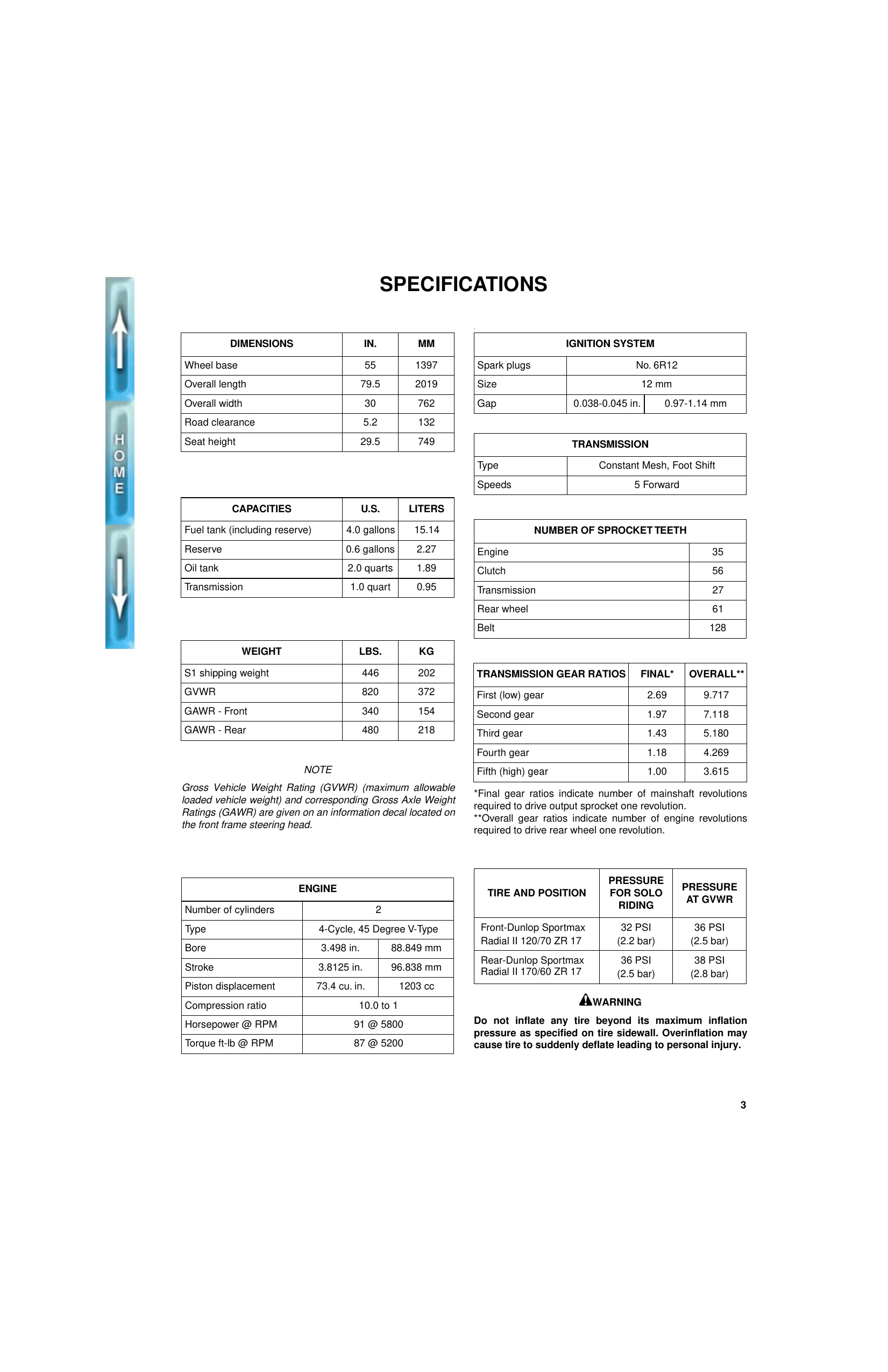 1996-1998 Buell S1 Lightning repair manual manual page 3 preview Harley Davidson 1996-1998 Buell S1 Lightning repair manual manual preview page 3 - thumbnail