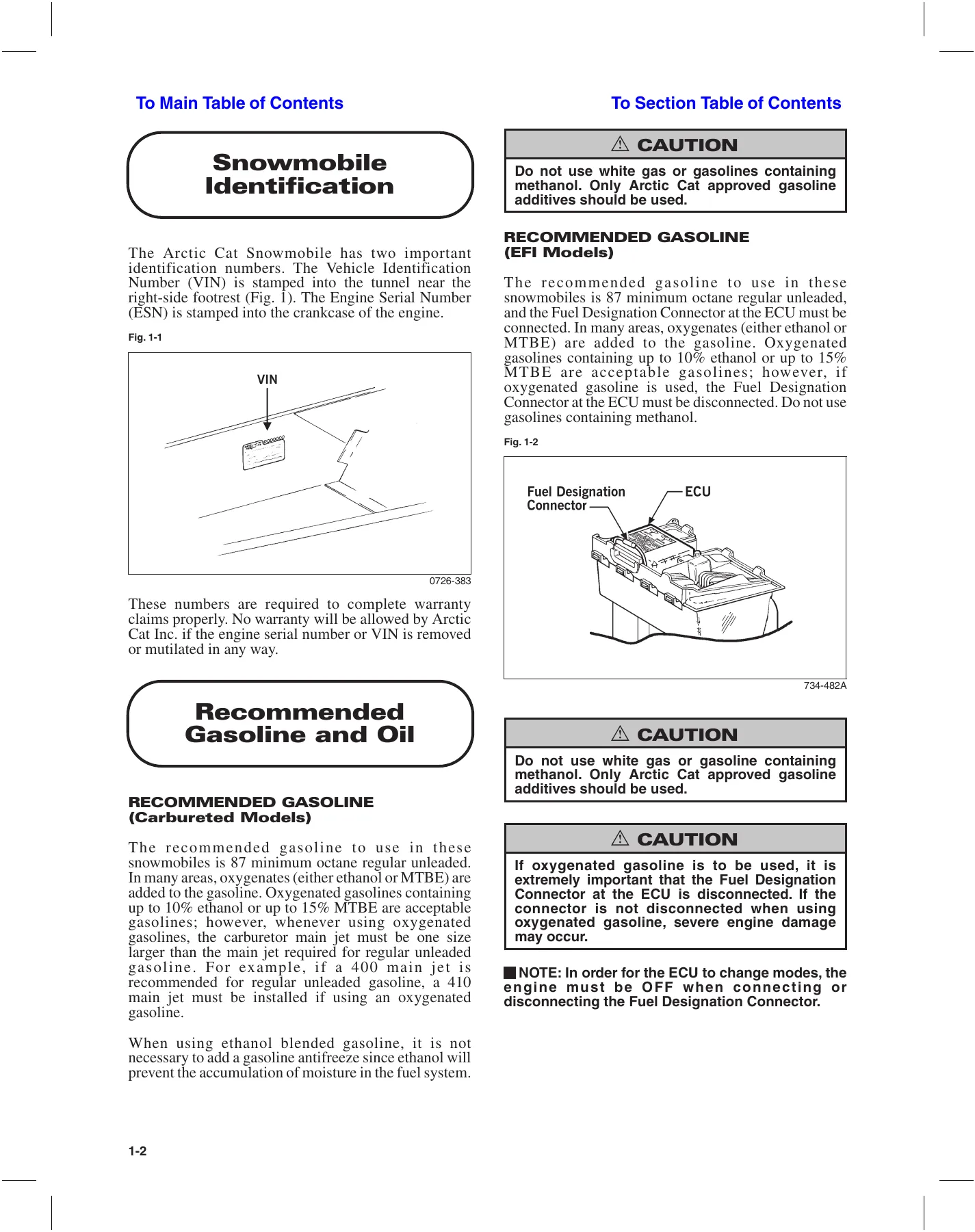 2001 Arctic Cat snowmobile repair manual Preview image 2