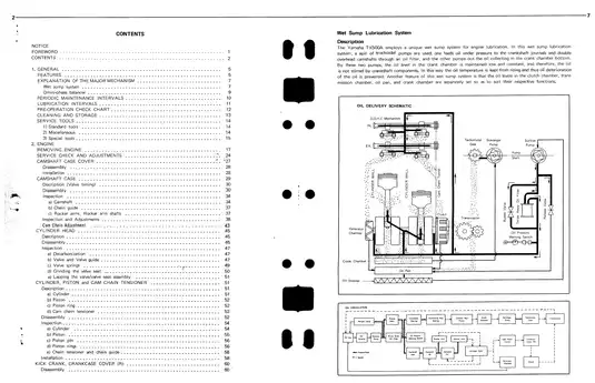 1973-1975 Yamaha TX500, TX500A service manual Preview image 4