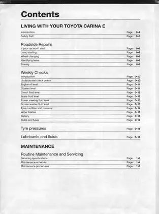 1992-1997 Toyota Carina E service repair manual Preview image 4