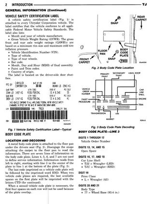 1997 Jeep Wrangler service manual Preview image 4
