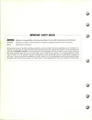1984 Honda TRX200 ATV shop manual Preview image 2