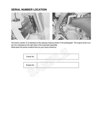 2004 Suzuki RM125 owner´s service manual Preview image 4