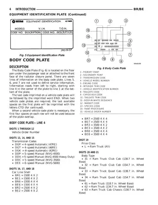 2002 Dodge Ram 2500, 3500 manual Preview image 5