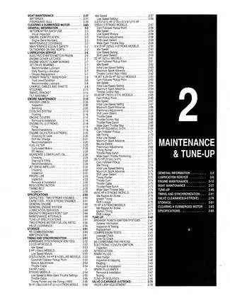 1990-2001 Johnson Evinrude 1.25hp-70hp outboard motor manual