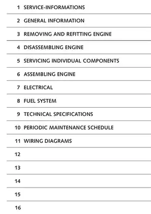 2000-2003 KTM 250, 400, 450, 520, 525, SX, MXC, EXC, Racing engine repair manual Preview image 5