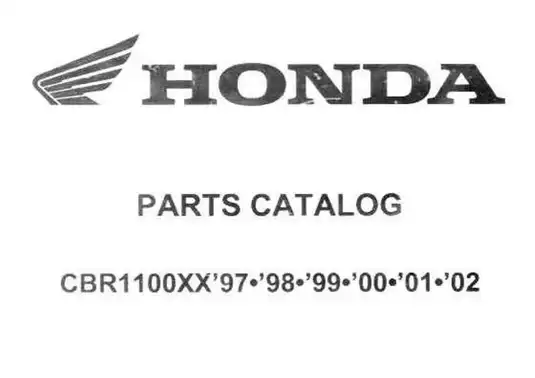 1997-2002 Honda CBR1100XX manual